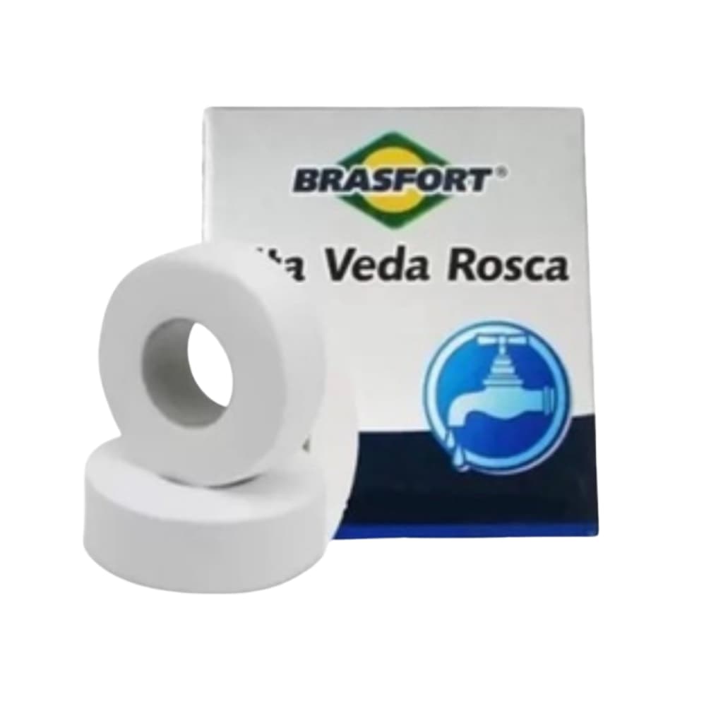 Fita Veda Rosca Premium - 3 Medidas (12mm x 10m; 18mm x 10m; 18mm x 50m)