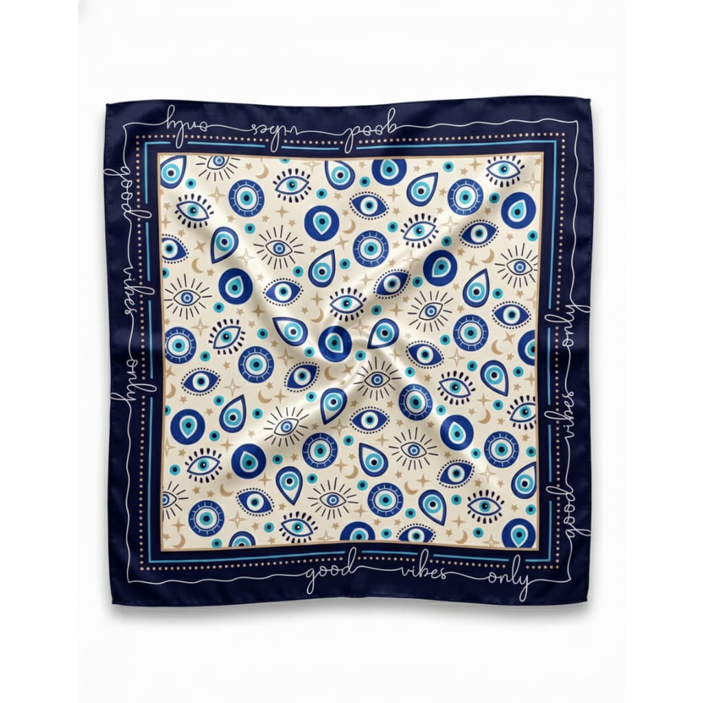 Lenço Feminino 90x90 Em Cetim Para Cabeça Cabelo Pescoço Bolsa Premium Alta Qualidade