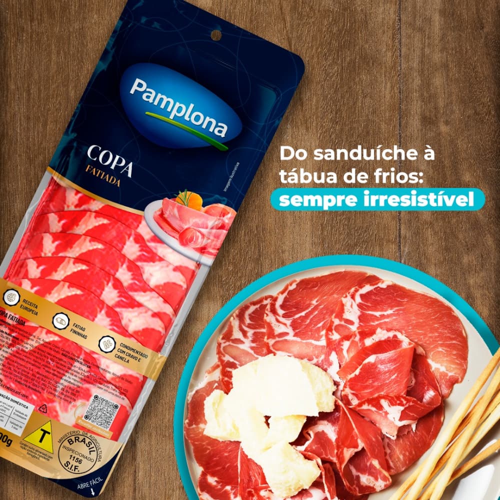 KIT Salame Copa Fatiada Maturada Pamplona Alimentos