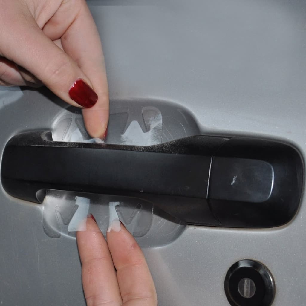 Kit Protetor Maçaneta Transparente p/ Carro c/ 4 Adesivos - para todos os modelos de carro
