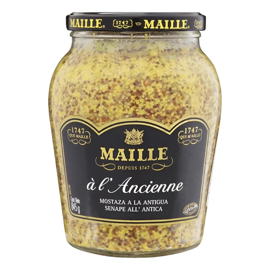 Mostarda Francesa À Moda Antiga L'ancienne Maille 845gr