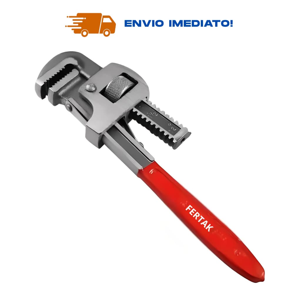 Jogo De Chaves Grifo Stillson 12", 14" e 18" Fertak Para Uso Pesado E Profissional