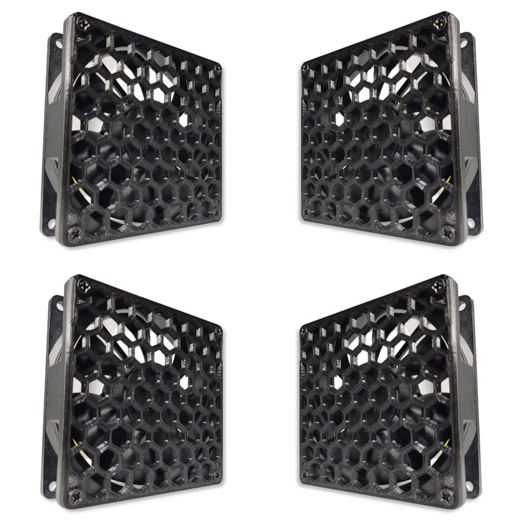 kIT 4X Grade Para Fan 90mm X 90mm Tela de Proteção Cooler Servidor Desktop Fonte e Setup PC Gamer