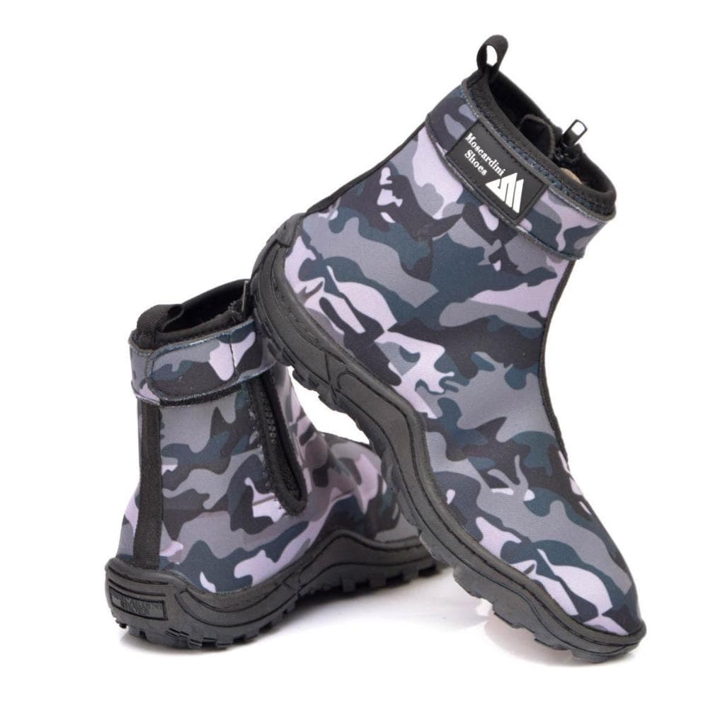 Bota Naútica De Neoprene Cano Curto Antiderrapante Unissex Ziper Protetor Pescaria Trilha
