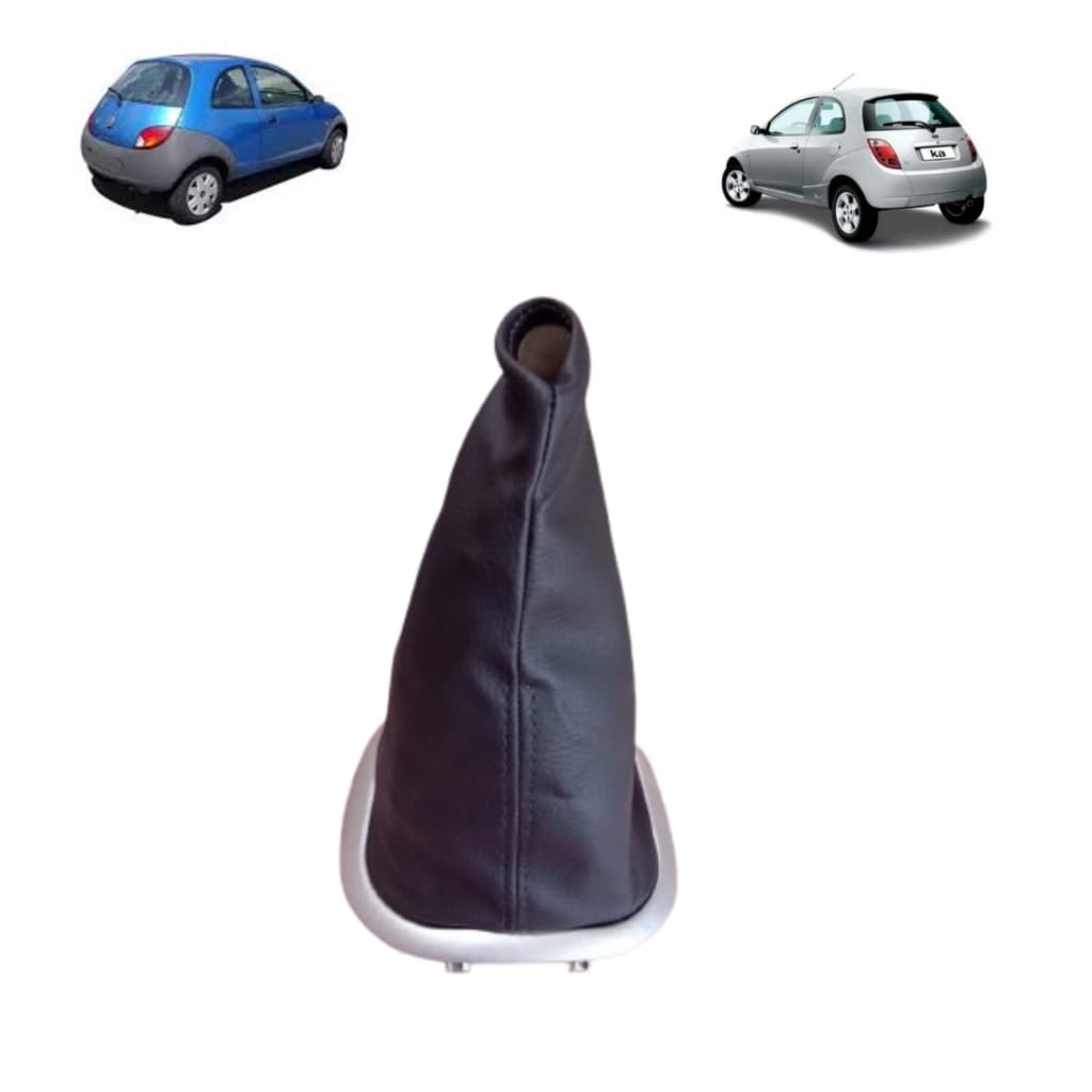 Coifa Napa Câmbio Base Prata Cor Preto  Ford Ka Anos: 1996, 1997, 1998, 1999, 2000