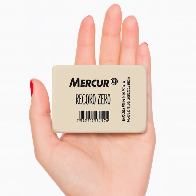 Borracha Branca Zero Record Mercur Grande Escolar Big Jumbo