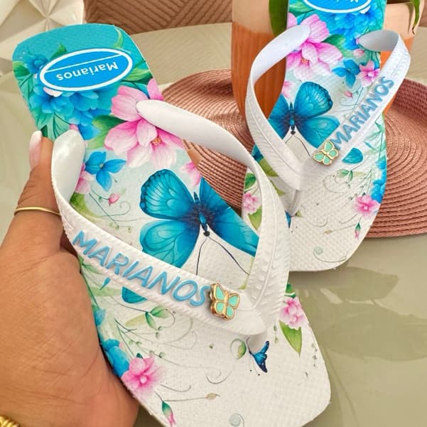 Chinelo Sandália Feminino Bico Quadrado Confortável Estilo Casual Moda Beleza Casual Praia
