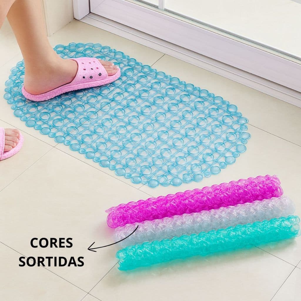 tapete de banheiro com ventosa tapete de  box de banheiro
