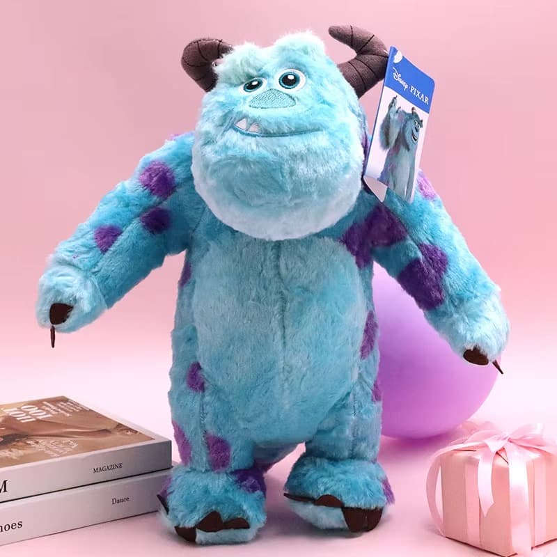 Pelúcia Monstrinho Azul Sulley 23cm Monstros S.A  Alta Qualidade - Macio e Perfeito para Presentear