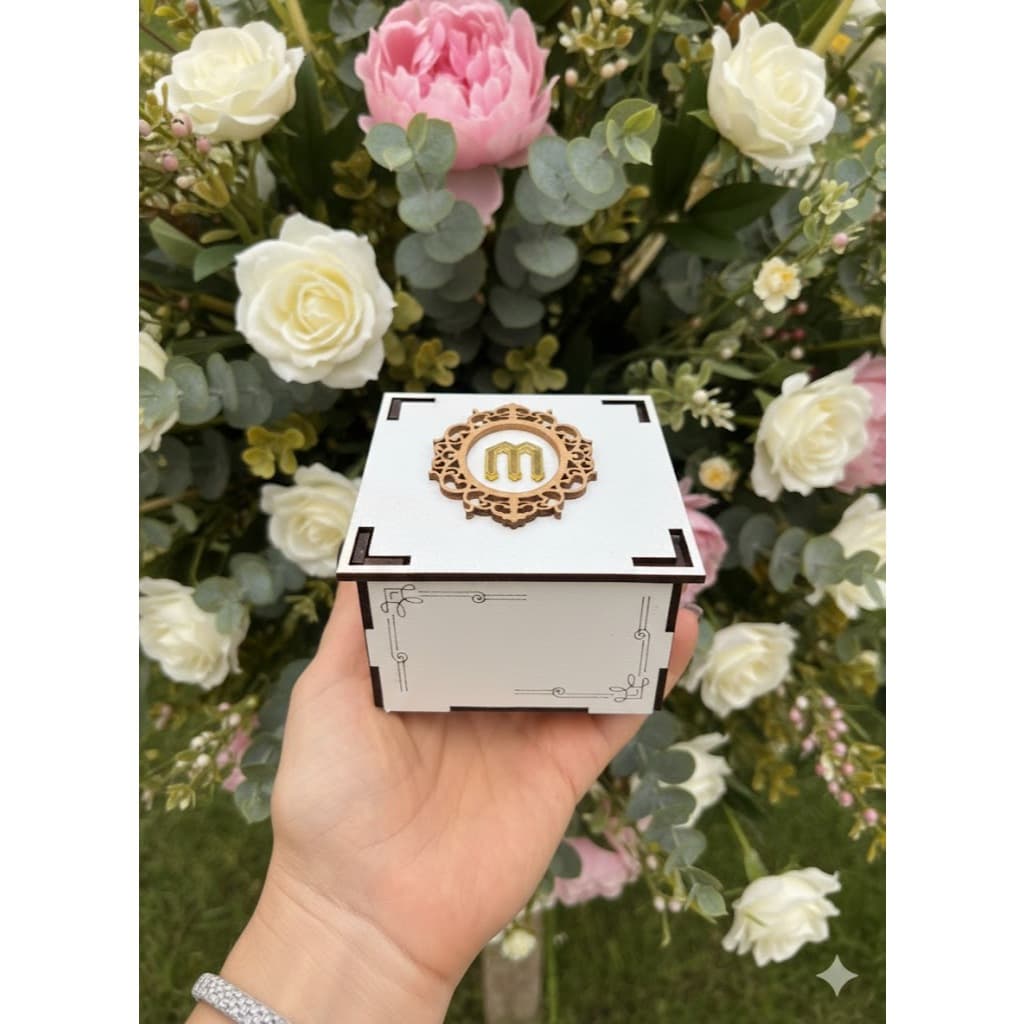 KIT DE CAIXA MDF BRANCO BRASÃO LEMBRANÇA CASAMENTOS ANIVERSÁRIOS BODAS 15 ANOS BATIZADOS COMUNHÃO