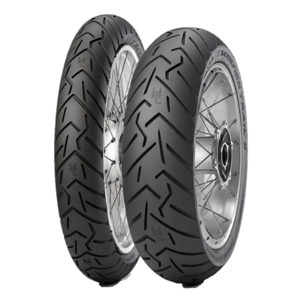 Par Pneu Pirelli Scorpion Trail 2 Cb500x e NX500 modelo novo 110/80-19 e1 60/60-17