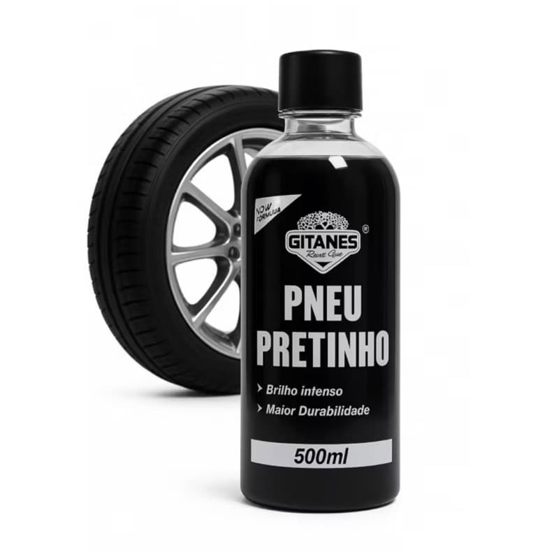 Pretinho Brilho Intenso Para Pneu Gitanes 500ml