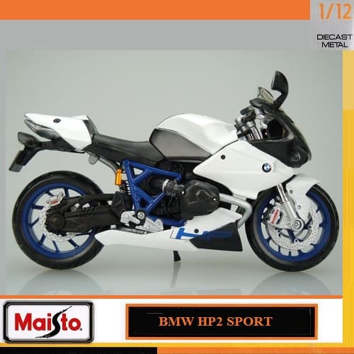 Miniatura Moto BMW HP2 Sport  - Escala 1:12 - MAISTO