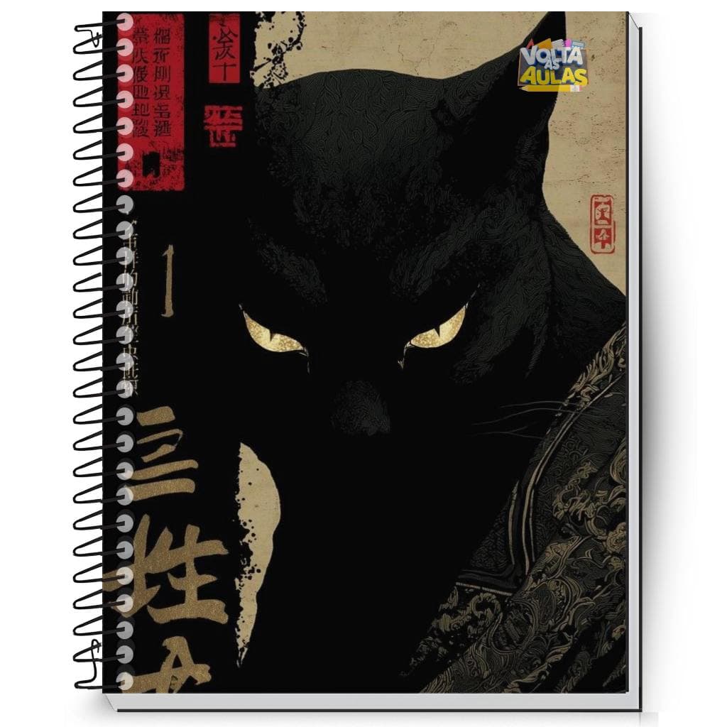 Caderno Gatinhos Premium | Capa Dura HD | 1 a 20 Matérias | Design Cute | Ideal para Escola, Faculdade e Amantes de Pets