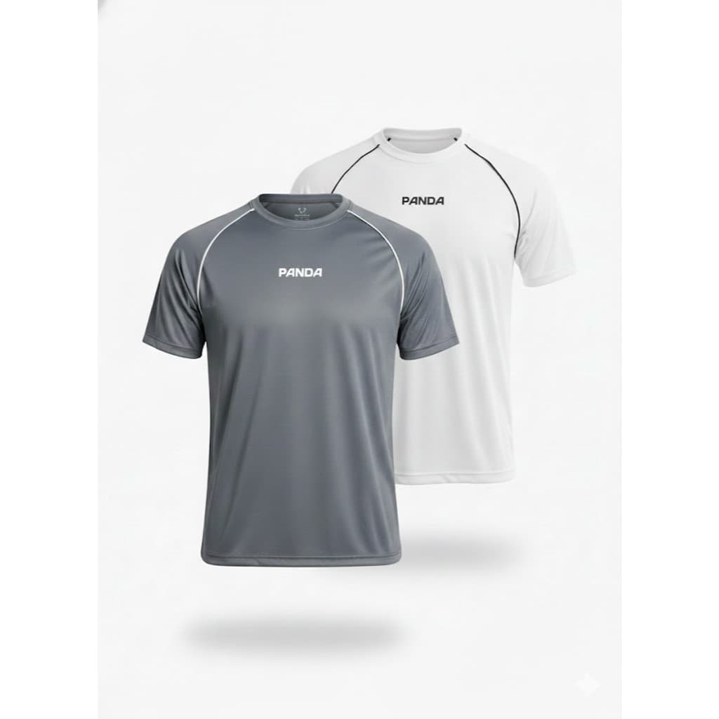 kit com duas camisetas dry fit masculina para corrida/treino/academia com proteção uv