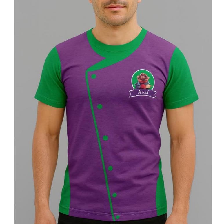 Camisa camiseta Açaí Blusa uniforme AÇAÍ MODELO JALECO