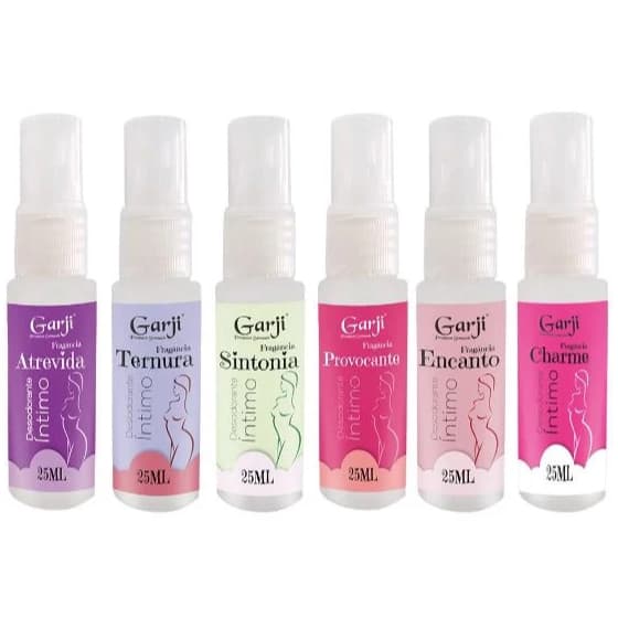 Desodorante Íntimo Spray Sensual Perfume Calcinha 25ml Garji - Sex Shop Produtos Eróticos