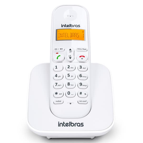 Telefone sem Fio Branco Digital Com Identificação de Chamadas TS 3110 Branco