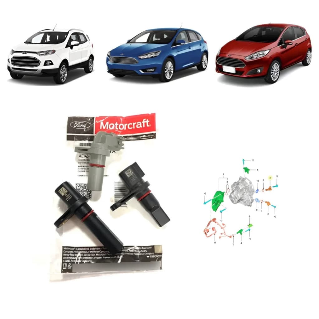 Kit Sensor Velocidade Cx Powershift New Fiesta 2014 À 2019