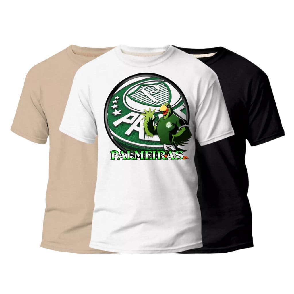 Camiseta Premium 100% Algodão -  Estampada "Verdão"