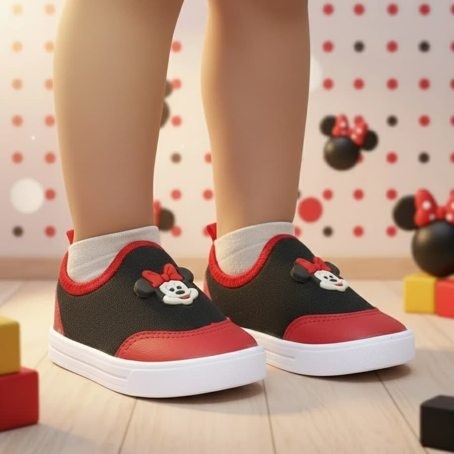 Tênis Calce Facil Bebe Confortável Menina Promoção Feminino Criança Envio Rapido
