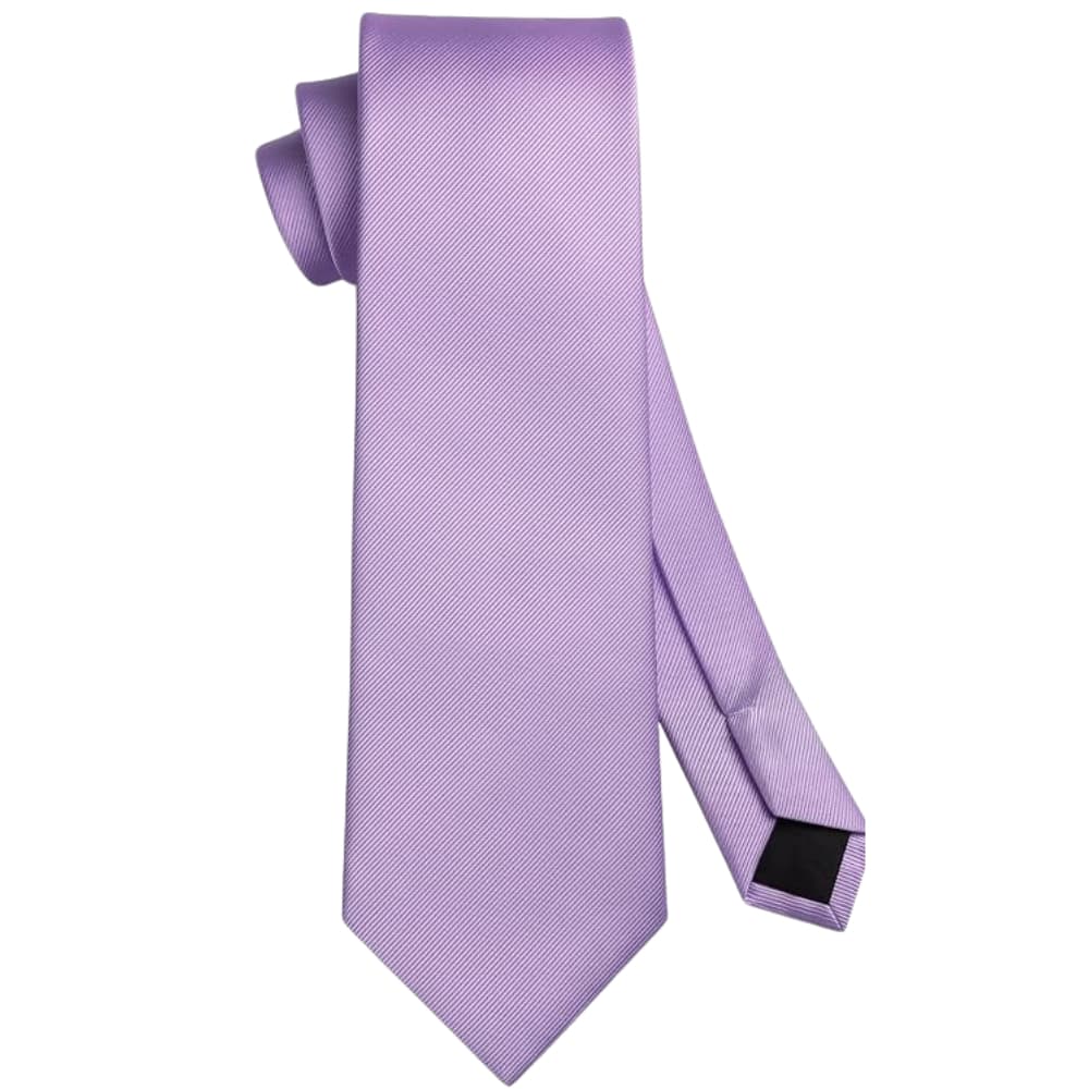 Gravata Lilás Lavanda Slim e Semi Slim Riscadinha