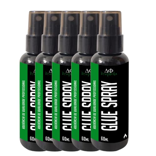 5 unidades - Spray Grip Desfibrila 60ml – Cola Para Luva de Goleiro