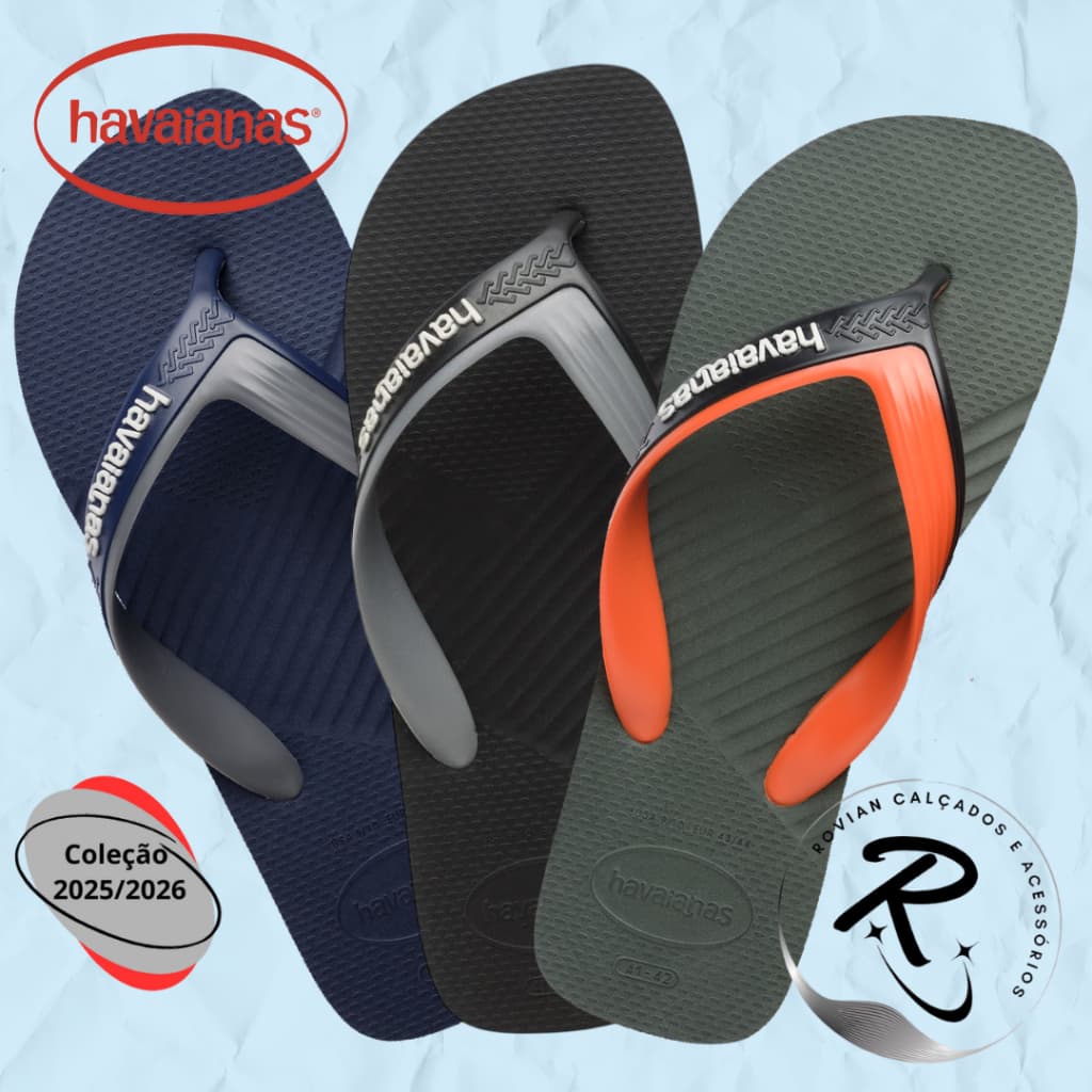 Chinelo Sandália Havaianas Dual Coleção 25/26 (Original)