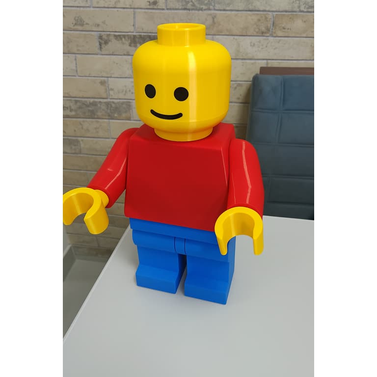 Boneco Estilo lego de Bloco de Montar Gigante 3D - 20cm, 30cm ou 40cm, Ideal para Colecionadores