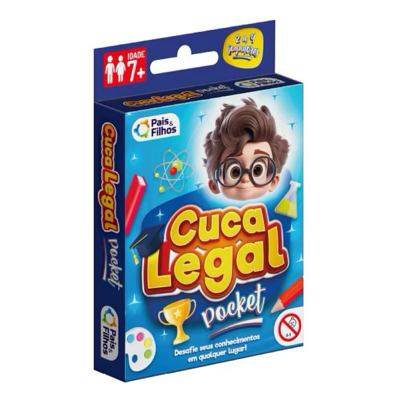 Jogo Cuca Legal Pocket Perguntas e Respostas Pais E Filhos