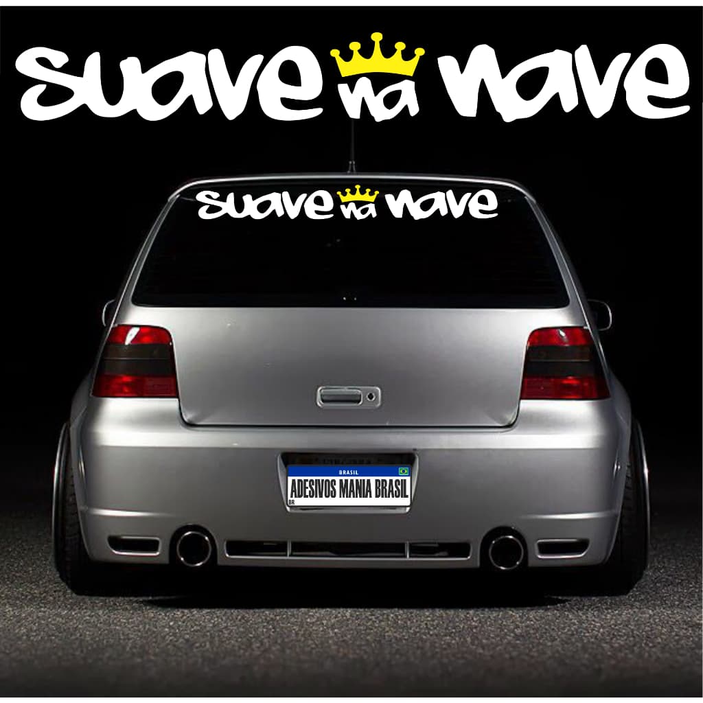 Adesivo De Parabrisa Suave Na Nave Carro Caminhão Tuning Dub