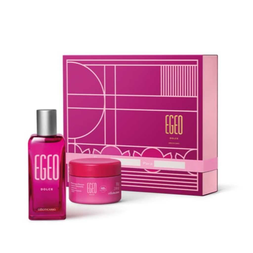 Kit Presente Egeo Dolce: Desodorante Colônia 50ml + Merengue Mousse Hidratante 85g