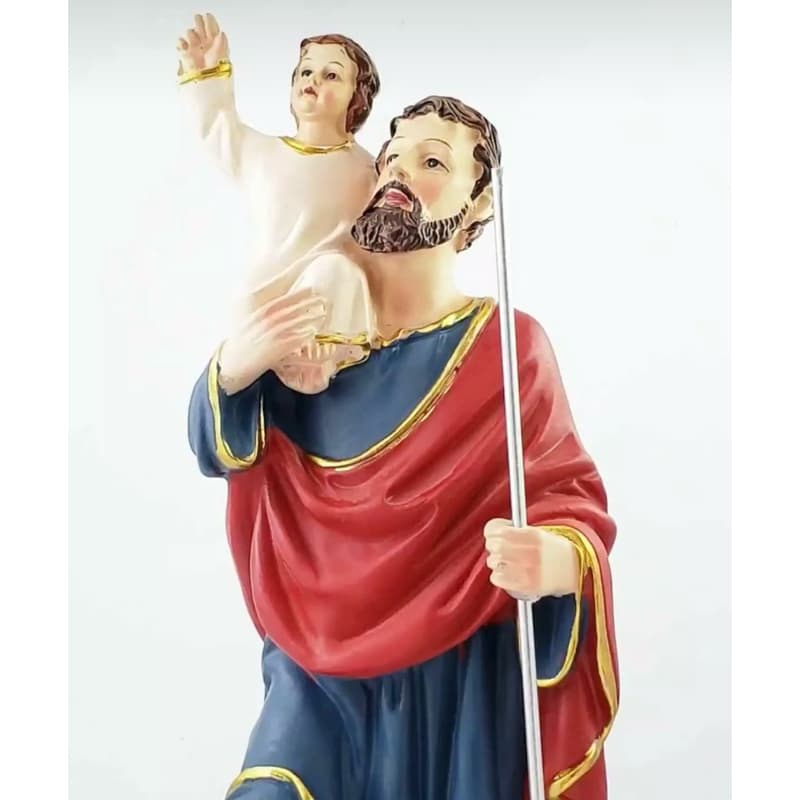 Imagem São Cristóvão em Resina 15cm 30cm