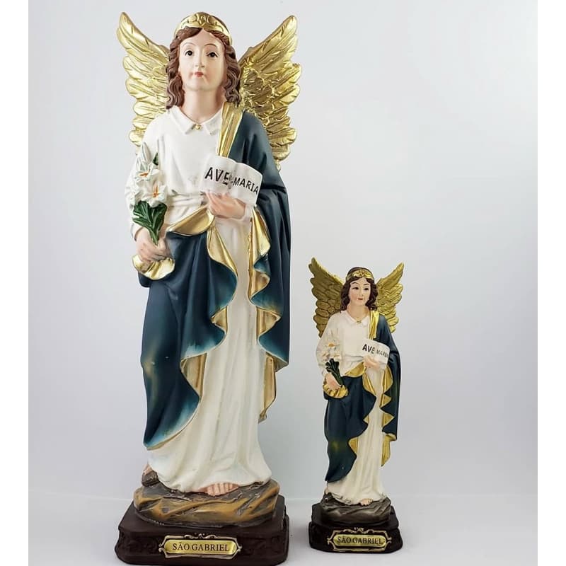 Imagem São Gabriel em Resina Importada 15cm 30cm
