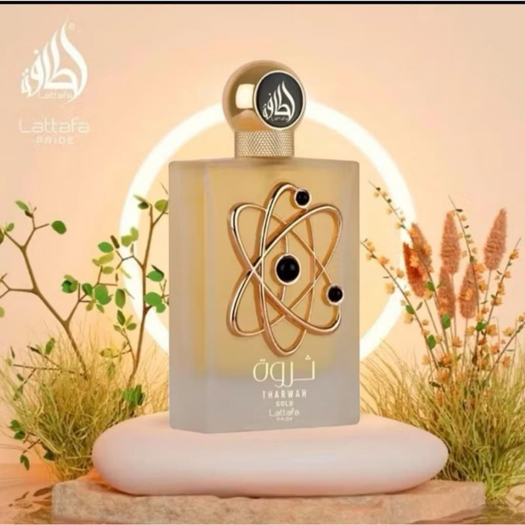 Perfume Árabe Feminino Lattafa Tharwah Gold EDP 100ML EDP Original Promoção