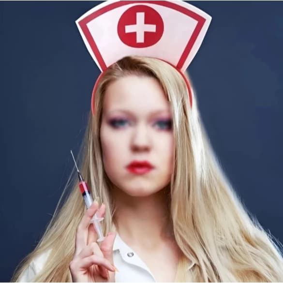 Tiara Adereço Acessório Enfermeira Médica Fantasia Sensual Festa Carnaval Yaffa