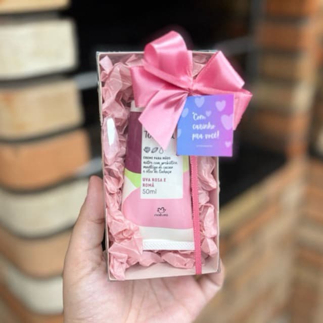 Presente creme de mãos natura tododia sortidos cheiroso barato dia da mulher aniversário