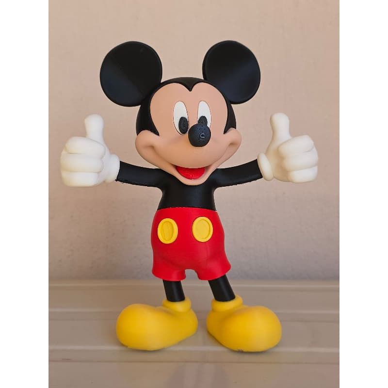 Mickey mouse, boneco disney, bonecos decoração, personagens clássicos, miniaturas 3d, coleção disney, brinquedo.