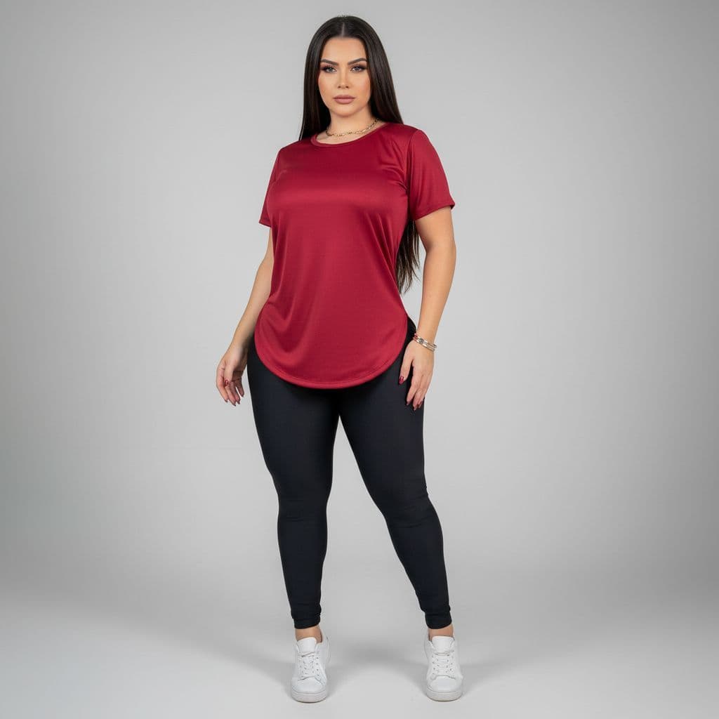 Camiseta Academia Feminina Dry Fit Camisa Blusa Caminhada