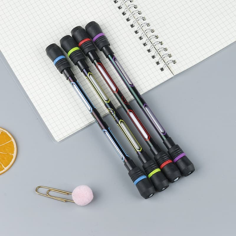 Widefidse Rotating Gaming Gel Pen - Creative Flash Spinning Pen Ideal for Student Toys & Gifts