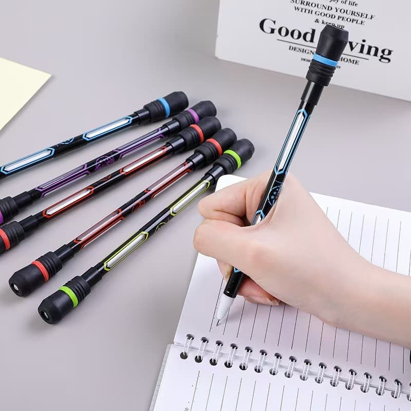 Creative Spinning Pen for Students - Widefidse Random Flash Rotating Gaming Gel Pen Gift
