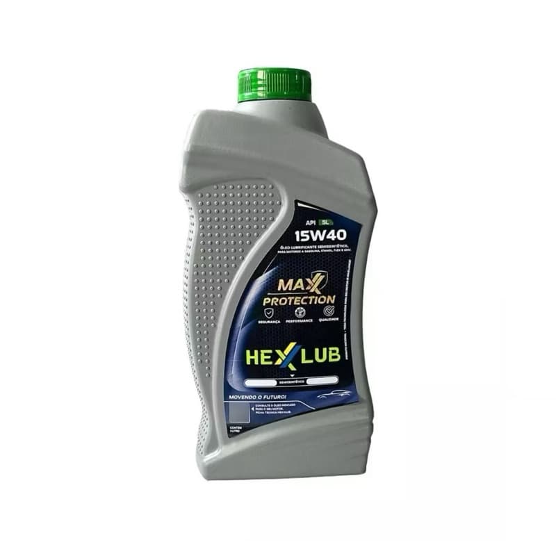 Óleo de Motor HEX LUB 15W40 Semissintético – MAX Protection – 1 Litro