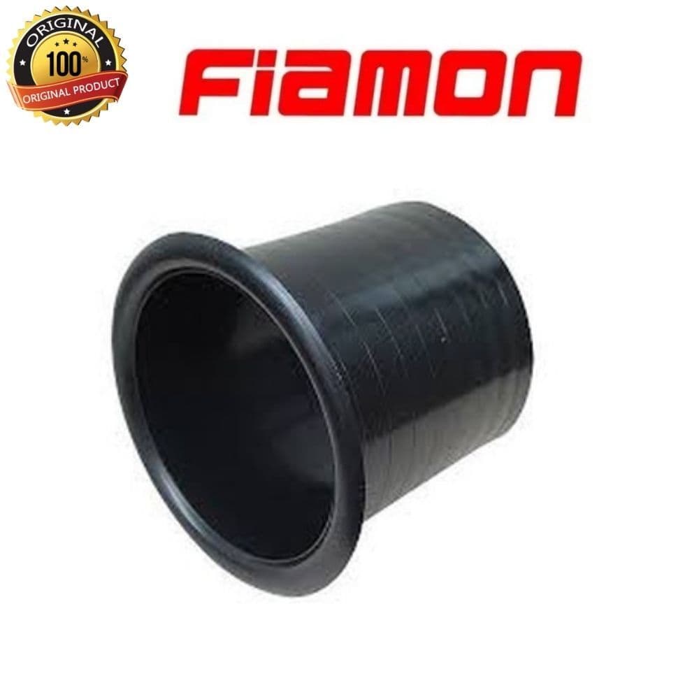 Aero Duto Preto 4" Redondo Fiamon