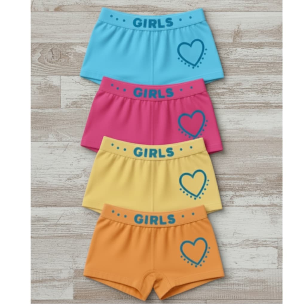 Kit 3, 6, 12 Calcinhas Infantil 0 a 10 Anos Menina Poliamida Leve Anti-suor Confortável Malha Fria