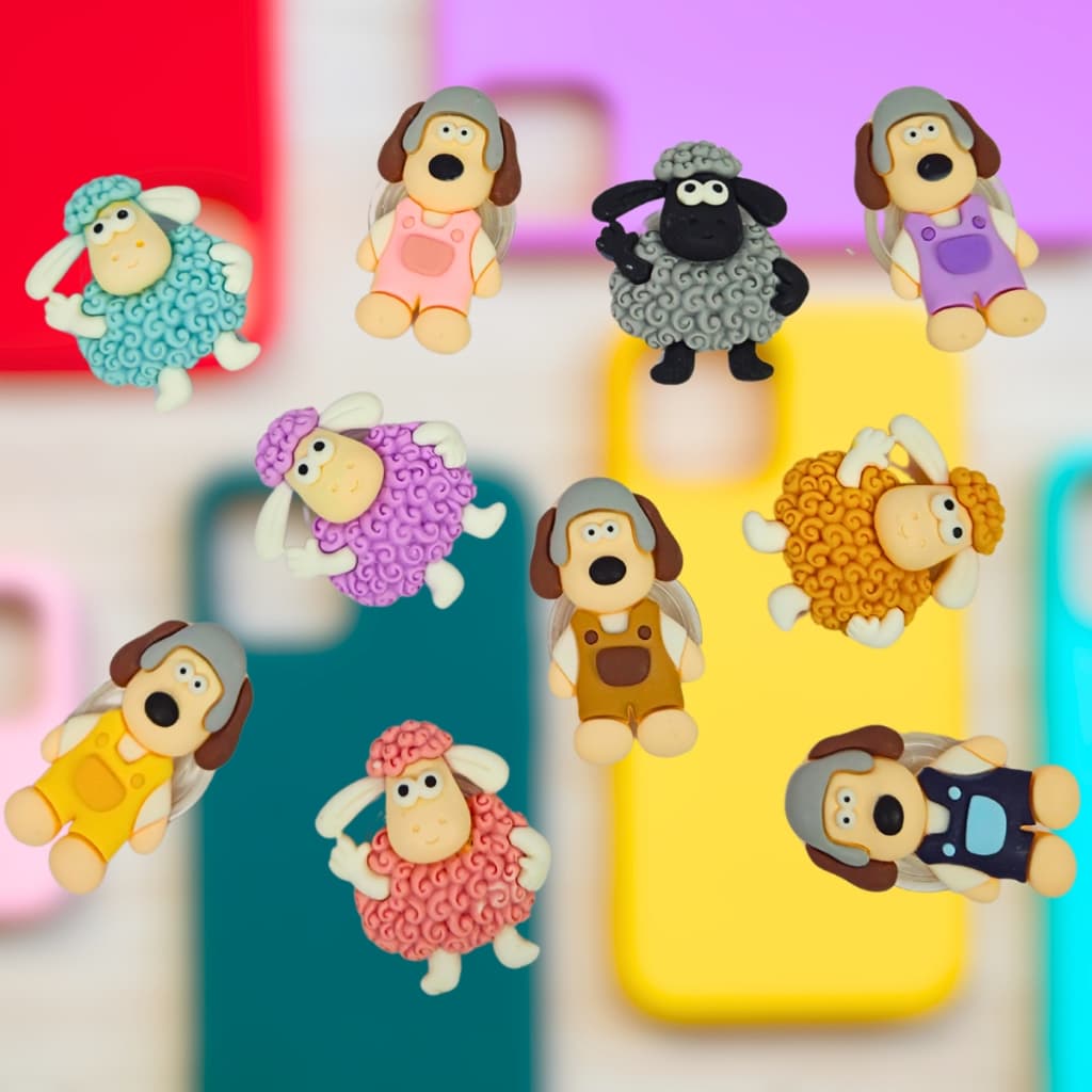 Suporte de Celular Pop Socket Desenho Cachorro Carneiro Diversas Cores