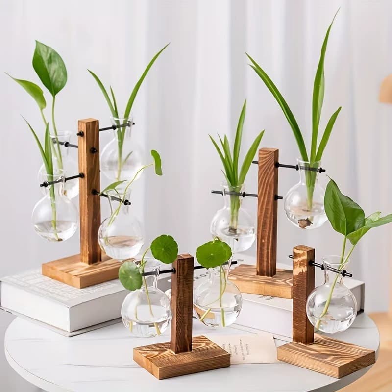 Vaso De Mesa Vintage Para Plantas, Vasos Para Plantas Hidropônicas, Vaso De Vidro Hidroponia