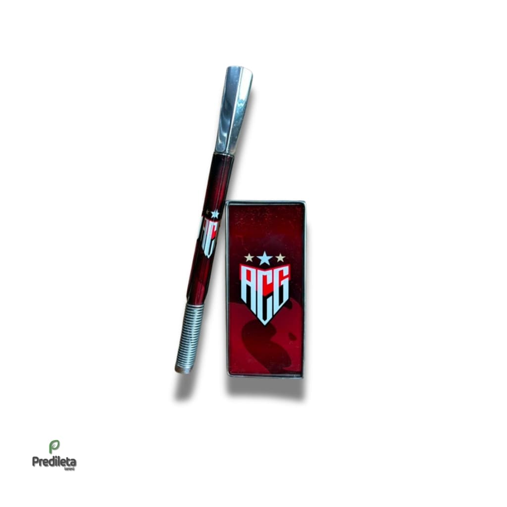 KIT TERERÉ ATLÉTICO GOIANIENSE - COPO INOX RESINADO + BOMBA INOX MOLA EXTERNA