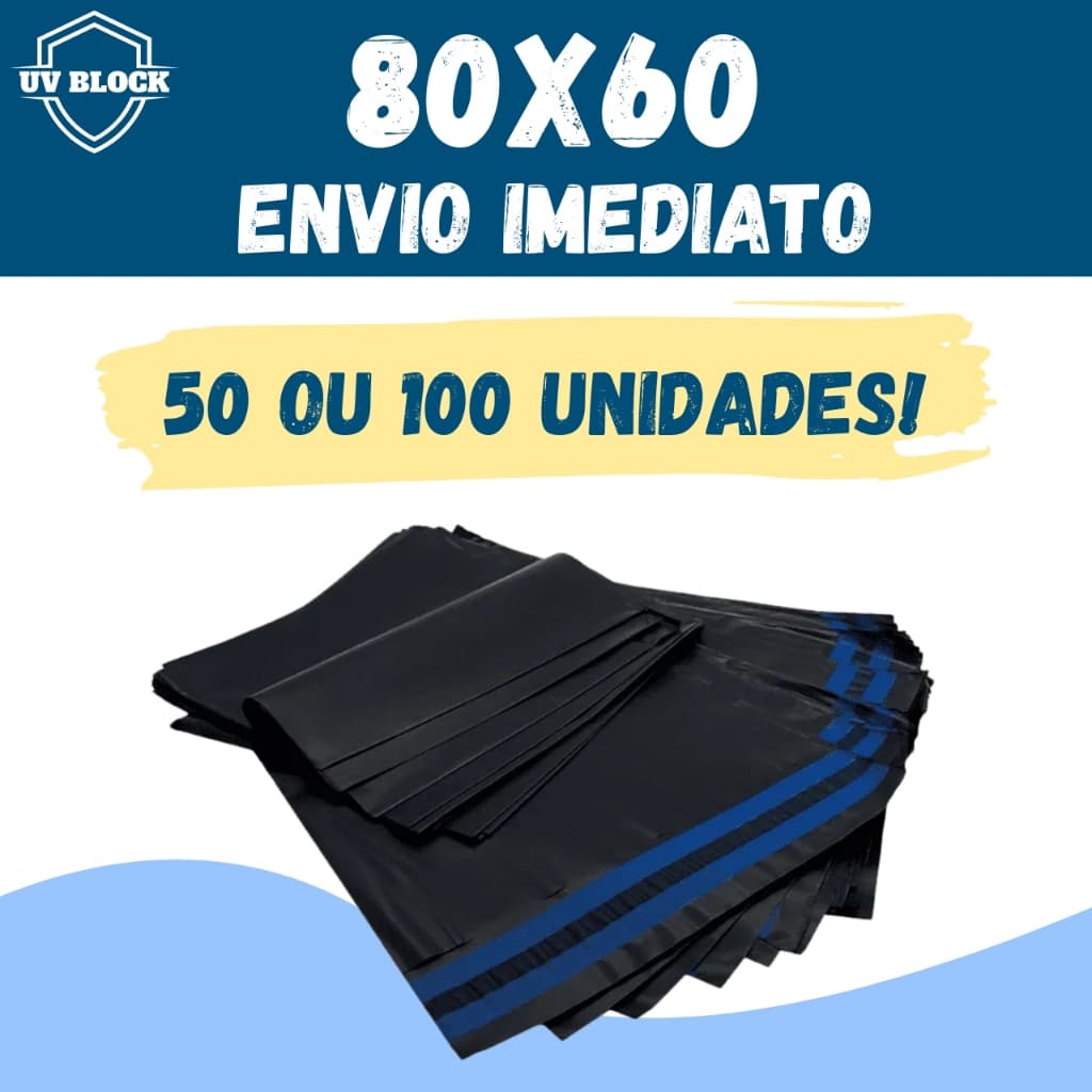 Envelope De Envio 80x60 50; 100; unidades Embalagem Segurança 80x60 Correios