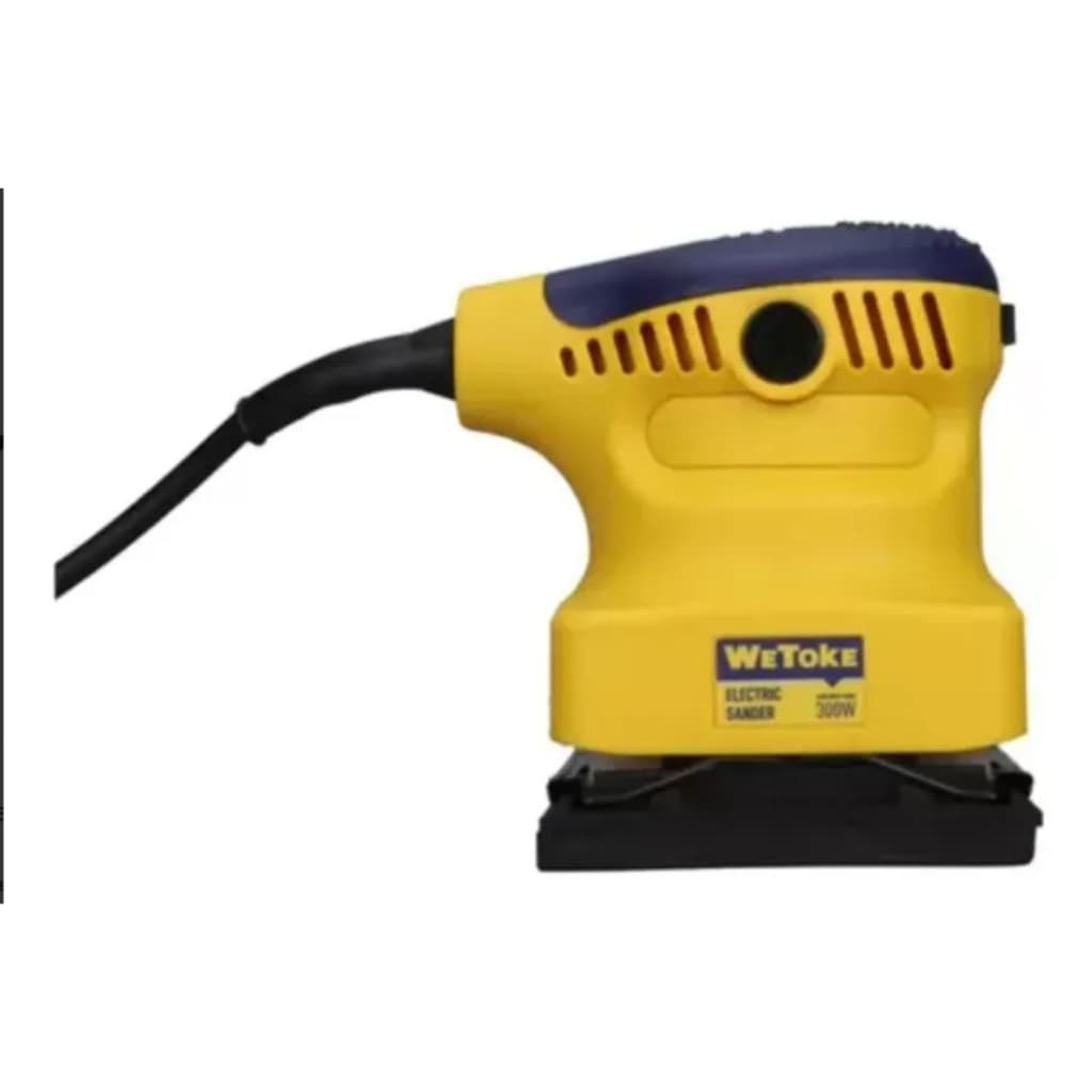 Lixadeira Elétrica Orbital Wetoke WK-007 - 300W, 110V, 60Hz - Profissional para Madeira, Paredes e Superfícies