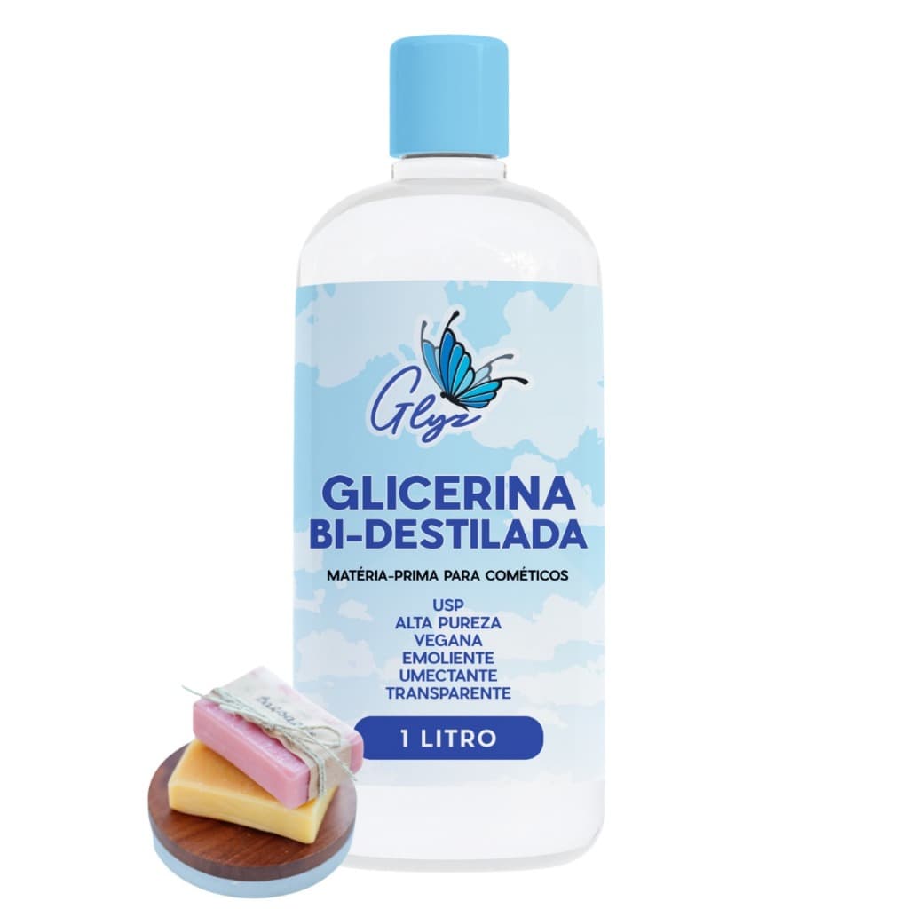 Base Glicerina pura e bi-destilada Indicado Para Artesanato Caseiro Natural 1L